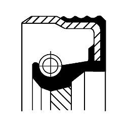 Camshaft shaft seal - fits, opel
