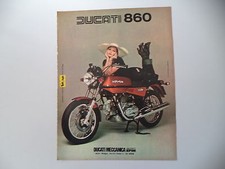 advertising Advertising 1975 Ducati GT 860 MOTORCYCLE