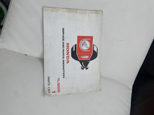 Honda tl125s factory parts - honda,