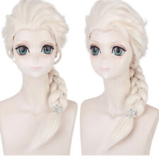 Anna Fancy Dress Hairpiece Wig Womens Frozen Cosplay Elsa