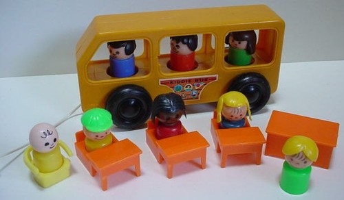 Vintage little people - people, knock