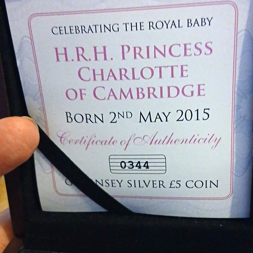 Guernsey 2015 silver coin - silver,
