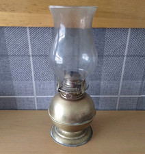 Farms Lamplight Brass Coloured Oil Paraffin Lamp Model No 541 Working