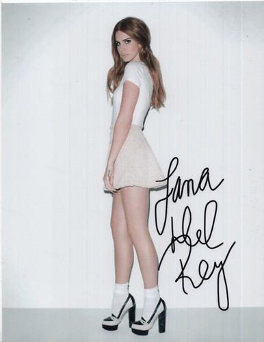 Lana del rey autograph - rey,