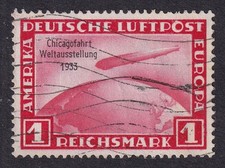 GERMANY 1933 Zeppelin 1m