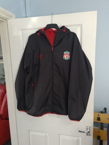 Mens lfc rain jacket black - lfc,