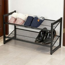 2-Tier Stackable Shoe Storage