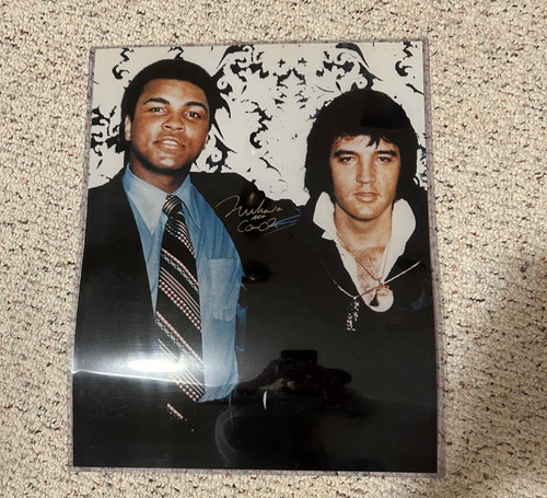 Signed muhammad ali and - ali,