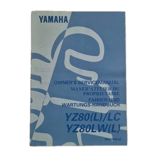 Yamaha model yz80 - yz80(l)/lc, &