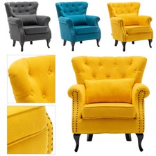 Upholstered Velvet Button