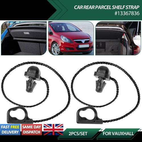2pcs rear parcel - shelf, string