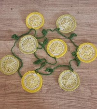 Lemon and lime - and, crocheted