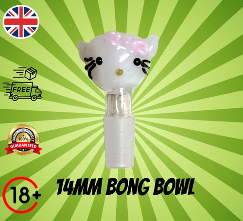 14mm kitty glass - glass, bowl