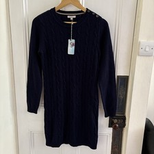 Kew London Knitted Sweater Dress 80% Lambswool Women’s UK Size 10 -Read Details!
