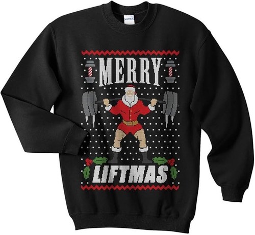 Christmas jumper for gym - gym, bros
