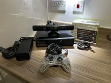 Xbox 360 E Console Bundle With Kinect, Controller & 10 Games Fully Tested Workin