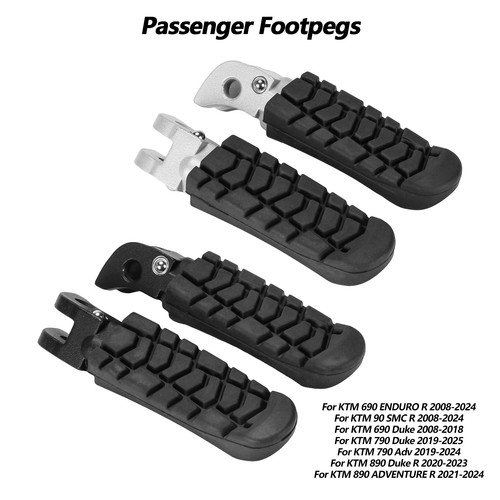 Rear passenger footpegs for - footpegs,