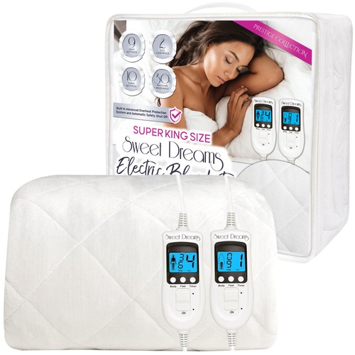 Heated blanket superking - blanket, size