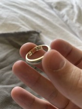 Tiffany Together Wedding Band - 4mm yellow gold and platinum