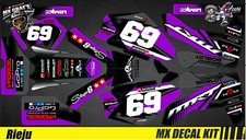 Motorcycle Decal Kit For Rieju MRT MRT Pro - Purple Race