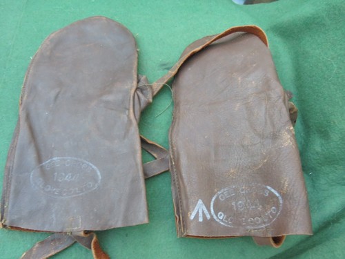 Pair leather felt - pair,
