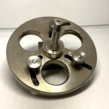 VINTAGE WOLF JAHN GERMANY 3-JAW FACE PLATE 8mm WATCHMAKER JEWELER VG