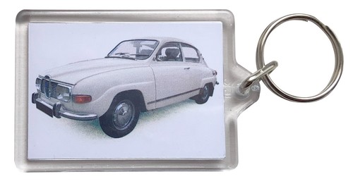 Saab 1971 keyring with - saab, v4
