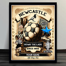 PERSONALISED NEWCASTLE UNITED