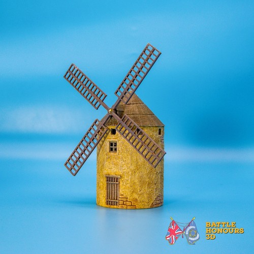 Mediterranean windmill 3d - mediterranean,