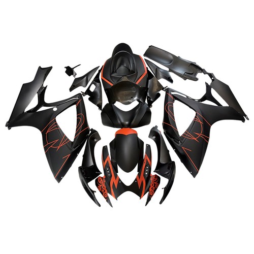 Orange black fairing - fairing, kit