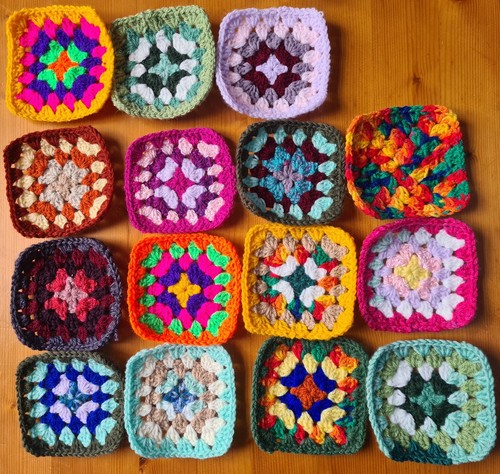 Handmade crochet granny