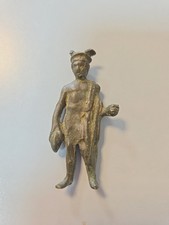 Circa 200AD Roman Votive Bronze Figure Of Mercury
