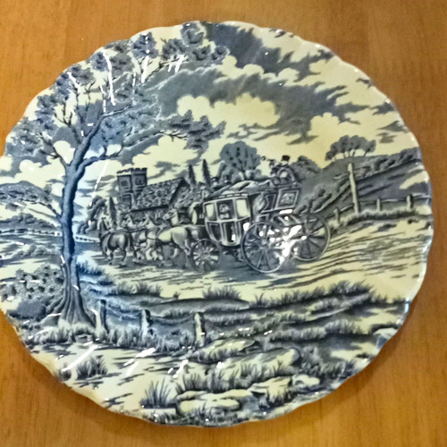 Myott royal mail blue white - myott, &