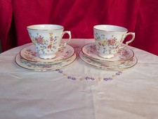 Two Vintage Queen Anne Red
