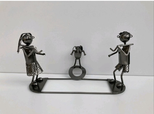 Recycled metal sculpture - recycled,
