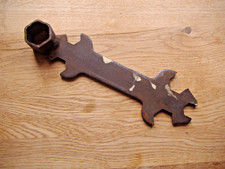 VINTAGE MULTI SPANNER WRENCH PETROL ENGINE TOOL KIT