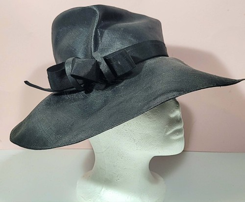 Vintage 1950s navy blue wide - vintage,