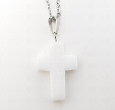 Cross Necklace Quartz Crystal