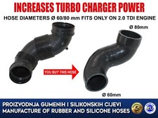 VW GOLF R Mk7 AUDI A3 8V 2.0 TDI air suction hose 5Q0129654 5Q0129635 5Q0129654P