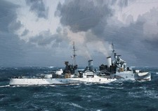 HMS SHEFFIELD WW2 -  LIMITED EDITION ART