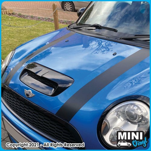 Bmw mini bonnet - bmw, stripes
