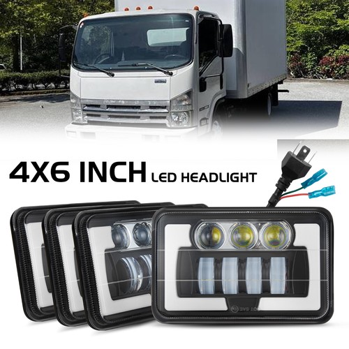 4pcs 4x6 inch led - 4pcs,