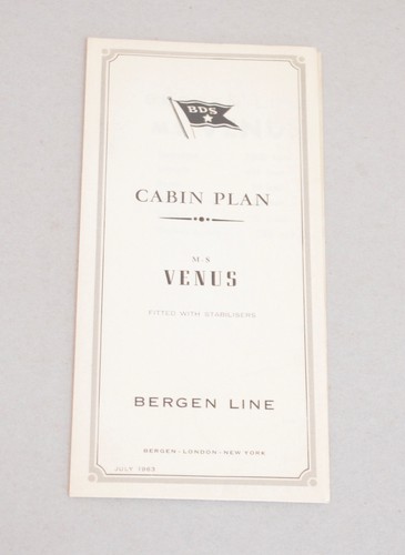 Steamer deck plan bergen line - plan,