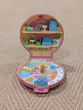 Vintage Polly Pocket 1989 - Polly's Cafe + 1 Doll - Bluebird Toys