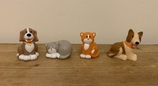 ELC Happyland 4 Animals 2 Cats & 2 Dogs Figures Bundle