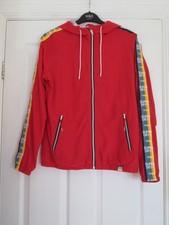 BNWOT Superdry Ladies Lightweight mesh lined jacket, Size UK 8, Red 1984 logo