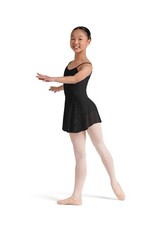 Bloch Girls Angella Floral Mesh Fixed Wrap Ballet Skirt CR10002 Black