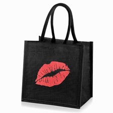 Medium Jute Hessian Black