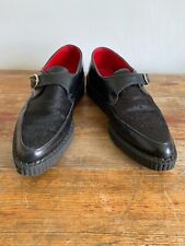Ladies vintage black brothel creepers UK 5 38 rockabilly 1950s