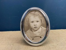 STERLING SILVER CARRS SHEFFIELD 1998 HALLMARKED OVAL PICTURE PHOTO FRAME
